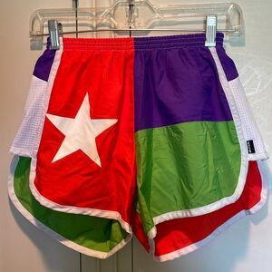 BOA tri-color flag lined wind shorts